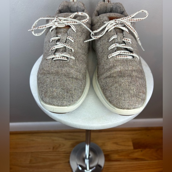PENDLETON Wool Shoe‎ Sneaker Men\'s Lace Up Heathered Grey Gray Brown Vibram Sz main image 15
